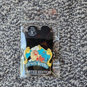 Limited Edition Vintage 2003 Ariel Grotto Chef Louis Sebastian Disney Pin